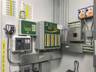 Electrical installations - Chilliwack chicken barn electrical panel
